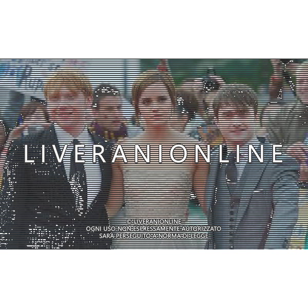 LONDON, UNITED KINGDOM 7 JULY : Pic Shows Rupert Grint attending the World Premier of Harry Potter the Deathly Hallows part two on July, 7th, 2011 in London, England