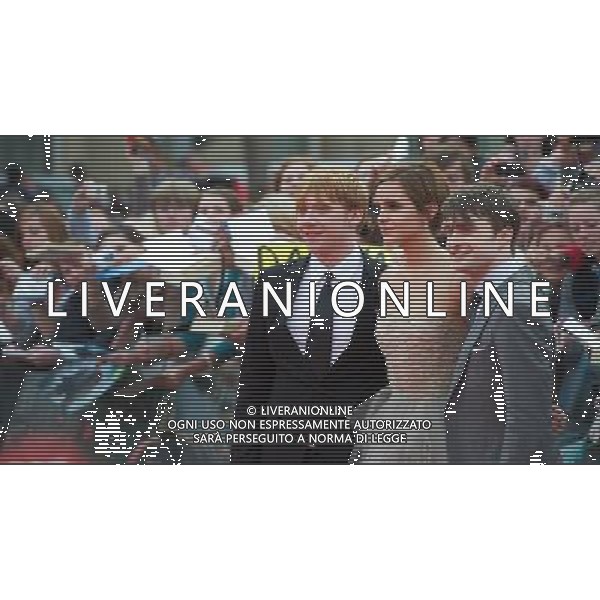 LONDON, UNITED KINGDOM 7 JULY : Pic Shows Rupert Grint attending the World Premier of Harry Potter the Deathly Hallows part two on July, 7th, 2011 in London, England