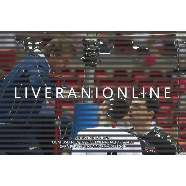 07.07.2011 - Gdansk , ERGO Arena , Siatkowka mezczyzn (Volleyball men\'s) , Finaly Ligi Swiatowej 2011 , FIVB World League Final 2011 , Wlochy (biale) - Bulgaria (czarne) N/Z Cristian Savani Fot. Mariusz Palczynski / Edytor.net / NEWSPIX.PL --- Newspix.pl *** Local Caption *** www.newspix.pl mail us: info@newspix.pl call us: 0048 022 23 22 222 --- Polish Picture Agency by Ringier Axel Springer Poland