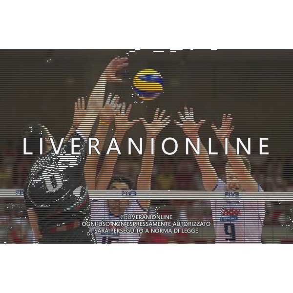 07.07.2011 - Gdansk , ERGO Arena , Siatkowka mezczyzn (Volleyball men\'s) , Finaly Ligi Swiatowej 2011 , FIVB World League Final 2011 , Wlochy (biale) - Bulgaria (czarne) N/Z Matey Kaziyski , Emanuele Birarelli , Ivan Zaytsev Fot. Mariusz Palczynski / Edytor.net / NEWSPIX.PL --- Newspix.pl *** Local Caption *** www.newspix.pl mail us: info@newspix.pl call us: 0048 022 23 22 222 --- Polish Picture Agency by Ringier Axel Springer Poland