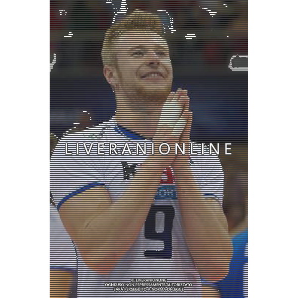 07.07.2011 - Gdansk , ERGO Arena , Siatkowka mezczyzn (Volleyball men\'s) , Finaly Ligi Swiatowej 2011 , FIVB World League Final 2011 , Wlochy (biale) - Bulgaria (czarne) N/Z Ivan Zaytsev Fot. Mariusz Palczynski / Edytor.net / NEWSPIX.PL --- Newspix.pl *** Local Caption *** www.newspix.pl mail us: info@newspix.pl call us: 0048 022 23 22 222 --- Polish Picture Agency by Ringier Axel Springer Poland