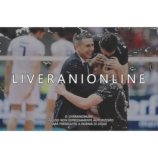 08.07.2011 GDANSK ERGO ARENA SIATKOWKA FINAL LIGI SWIATOWEJ 2011 LIGA SWIATOWA VOLLEYBALL WORLD LEAGUE FINALS 2011 WLOCHY - BULGARIA (ITALY - BULGARIA) N/Z RADOSC PO MECZU RADOSTIN STOYCHEV STOJCZEW ANDREY ANDREJ ZHEKOV FOT LUKASZ LASKOWSKI / PRESSFOCUS NEWSPIXPL --- Newspix.pl *** Local Caption *** www.newspix.pl mail us: info@newspix.pl call us: 0048 022 23 22 222 --- Polish Picture Agency by Ringier Axel Springer Poland