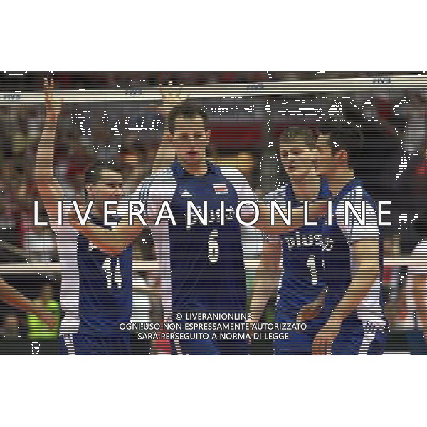 08.07.2011 GDANSK , ERGO ARENA , SIATKOWAK , 06-10.07.2011 LIGA SWIATOWA 2011 , FAZA FINALOWA , GRUPA E , MECZ POLSKA - ARGENTYNA , VOLLEYBALL , FIVB MEN\'S VOLLEUBALL WORLD LEAGUE 2011, FINAL ROUND , POOL E , GAME BETWEEN POLAND - ARGENTINA N/Z: OD LEWEJ MICHAL RUCIAK , BARTOSZ KUREK , PIOTR NOWAKOWSKI , LUKASZ ZYGADLO (POL) FOTO JAKUB PIASECKI / CYFRASPORT / NEWSPIX.PL --- Newspix.pl *** Local Caption *** www.newspix.pl mail us: info@newspix.pl call us: 0048 022 23 22 222 --- Polish Picture Agency by Ringier Axel Springer Poland