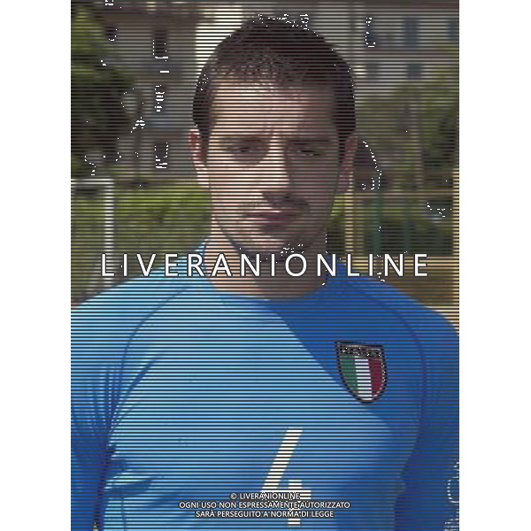 Nazionale italiana calcio 2002 Testine giocatori nella foto coco fotoservizio aldo liverani