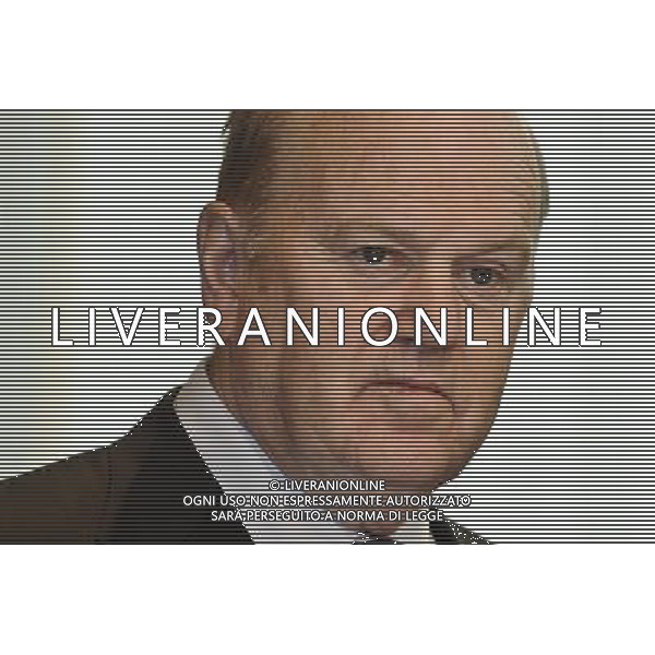 Irish Finance minister Michael Noonan before signing the treaty establishing the European Stability Mechanism ahead of a euro zone finance ministers meeting in in Brussels, Belgium on 2011-07-11
