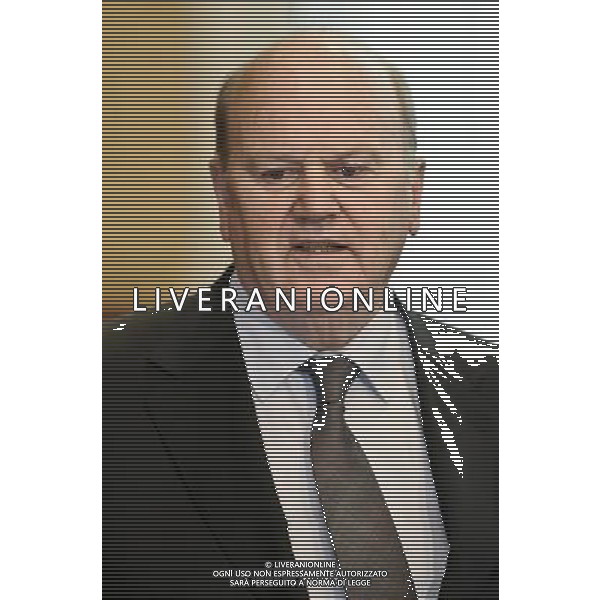 Irish Finance minister Michael Noonan before signing the treaty establishing the European Stability Mechanism ahead of a euro zone finance ministers meeting in in Brussels, Belgium on 2011-07-11