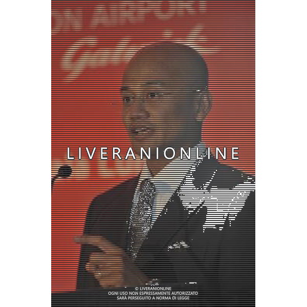 Azran Osman-Rani CEO of Air Asia was joined by Stuart Wingate the Chief Executive of Gatwick Airport to announce that has from the 24th Oct 20011 Air Asia will switch theirs flights from London Stansted to Gatwich Airport. Picture Shows: Azran Osman-Rani CEO of Air Asia.