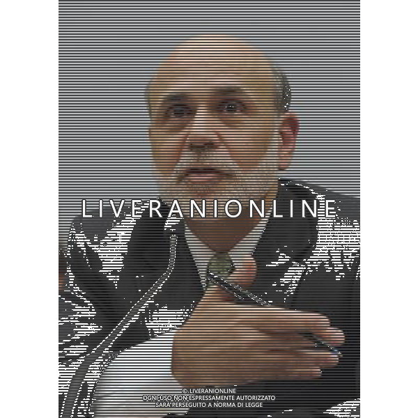 (110713) -- WASHINGTON D.C., July 13, 2010 () -- Chairman of the U.S. Federal Reserve Ben Bernanke testifies before the US House Financial Services Committee on Fed\'s Semiannual Monetary Policy Report to the Congress, on Capitol Hill in Washington D.C., capital of the United States, July 13, 2011. The U.S. central bank is poised to provide additional stimulus efforts if the U.S. economy remains sluggish, Bernanke said Wednesday. (/Zhang Jun)