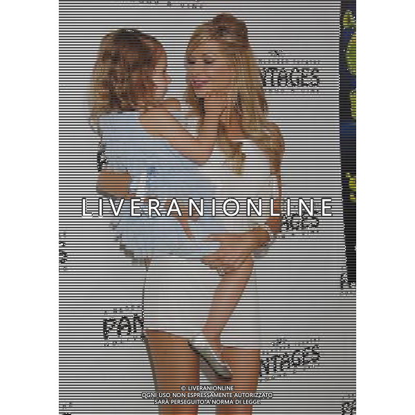 Alexis Bellino and daughter \'Shrek The Musical\' Opening Night at the Pantages Theatre July 13, 2011 - Hollywood, California