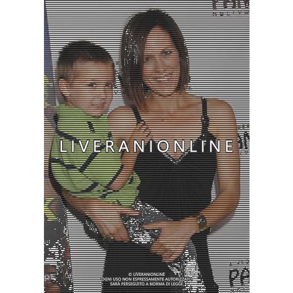 Annabeth Gish and son Cash \'Shrek The Musical\' Opening Night at the Pantages Theatre July 13, 2011 - Hollywood, California