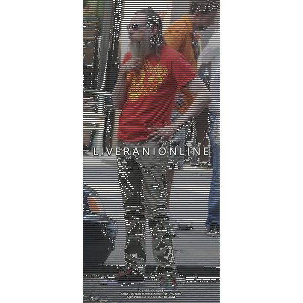 Cast member on the set of \'The Dictator\' on July 13, 2011 in New York City.