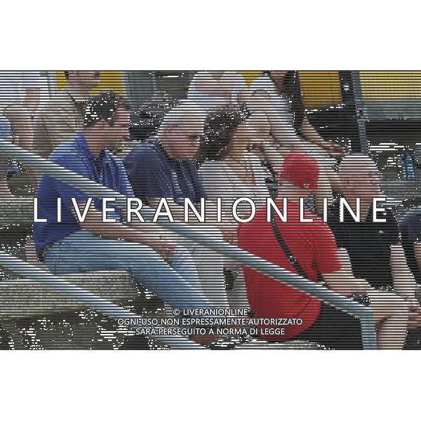 PARMA 16/07/2011 - THOMAS DI BENEDETTO SENIOR ASSISTE ALLA PARTITA DI BASEBALL DEL FIGLIO - FOTO FRANCESCA SOLI / AGENZIA ALDO LIVERANI