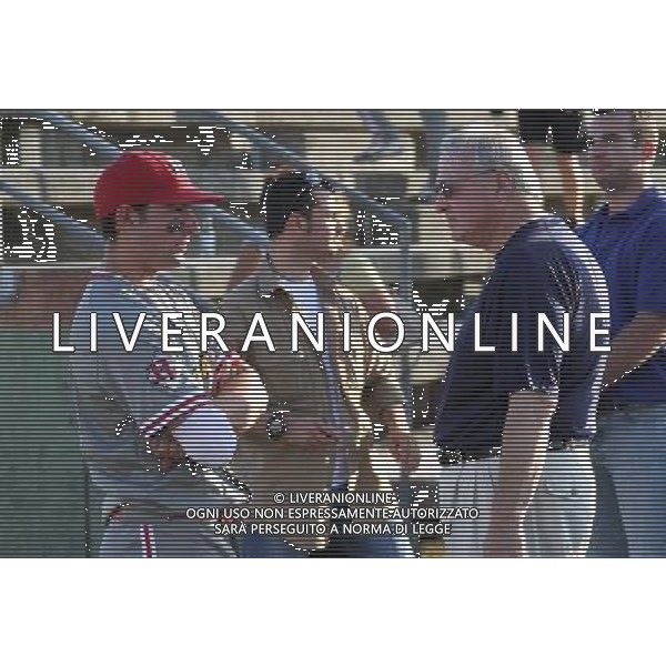 PARMA 16/07/2011 - THOMAS DI BENEDETTO SENIOR ASSISTE ALLA PARTITA DI BASEBALL DEL FIGLIO - FOTO FRANCESCA SOLI / AGENZIA ALDO LIVERANI