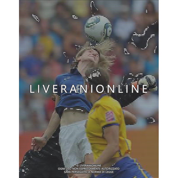 (110716) -- SINSHEIM, July 16, 2011 () -- France\'s Sonia Bompastor fights for the ball during the third place final match between Sweden and France at the 2011 FIFA Women\'s World Cup in Sinsheim, Germany, July 16, 2011. Sweden beat France 2-1 and claimed the third place of the 2011 FIFA Women\'s World Cup. (/Ma Ning) (zw)