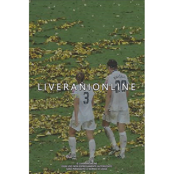 FRANKFURT, July 18, 2011 ()Christie Rampone (L) and Abby Wambach of the US leave after the final match of the 2011 FIFA Women\'s World Cup against Japan in Frankfurt, Germany, July 17, 2011. Japan won the 2011 FIFA Women\'s World Cup after beating the US on the penalty shootout. (/Wu Wei)