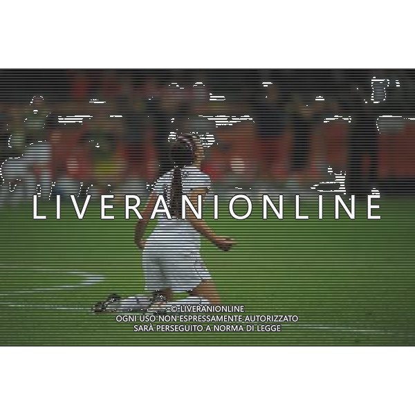 FRANKFURT, July 18, 2011 ()Alex Morgan of the US shouts during the final match of the 2011 FIFA Women\'s World Cup between the US and Japan in Frankfurt, Germany, July 17, 2011. Japan won the 2011 FIFA Women\'s World Cup after beating the US on the penalty shootout. (/Li Jundong)