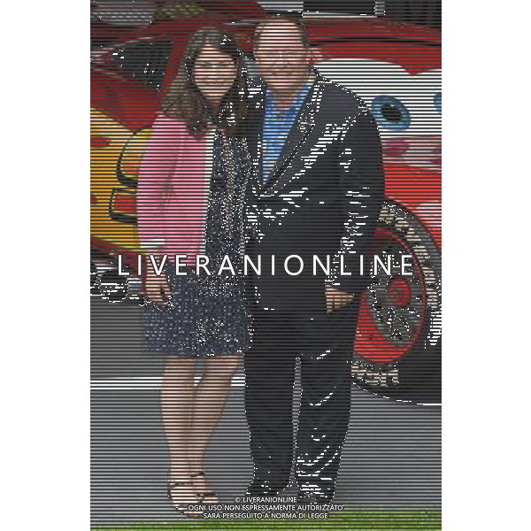 Denise Ream, John Lasseter, UK Premiere of Cars 2, Whitehall Gardens, London. 17.07.11