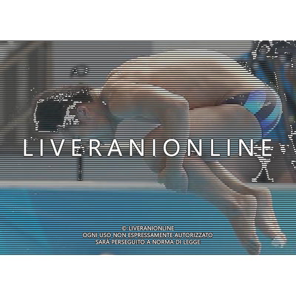 SHANGHAI, July 18, 2011 ()China\'s Li Shixin competes during the final of the men\'s 1m springboard diving event at the 14th FINA World Championships in Shanghai, east China, July 18, 2011. Li Shixin claimed the title with 463.90 points. (/Fan Jun) (lm)