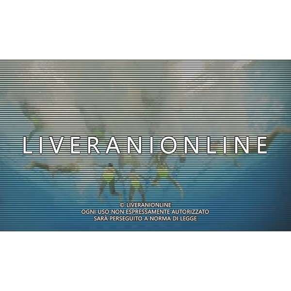 (110719) -- SHANGHAI, July 19, 2011 () -- Thailand\'s team compete in the preliminary of the free combination of synchronized swimming event at the 14th FINA World Championships in Shanghai, east China, July 19, 2011. (/Fei Maohua) (zgp)