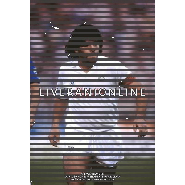 MARADONA DIEGO ARMANDO FOTO ARCHIVIO 1989 AGENZIA ALDO LIVERANI