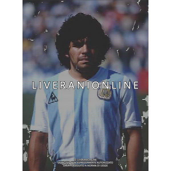 MARADONA DIEGO ARMANDO FOTO ARCHIVIO AGENZIA ALDO LIVERANI