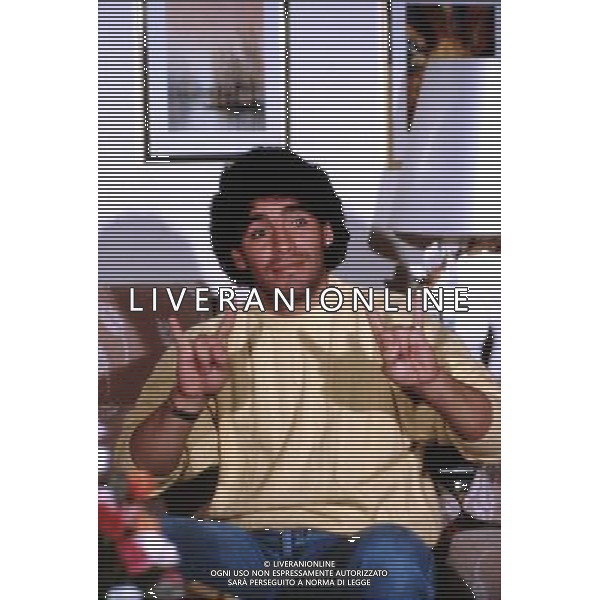 MARADONA DIEGO ARMANDO FOTO ARCHIVIO 1990/91 AGENZIA ALDO LIVERANI