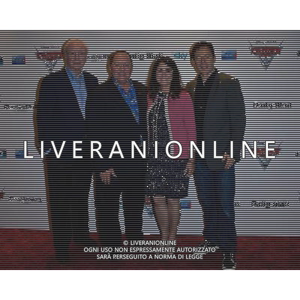 Michael Caine, John Lasseter, Denise Ream and Jason Isaacs attends the UK Premiere of CARS 2 at The Empire, Leicester Square, London on 17th July 2011. Persons pictured: Michael Caine, John Lasseter, Denise Ream and Jason Isaacs . Picture by Julie Edwards