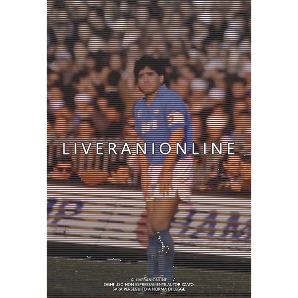 Maradona Diego Armando Foto Archivio 1989 Agenzia Aldo Liverani