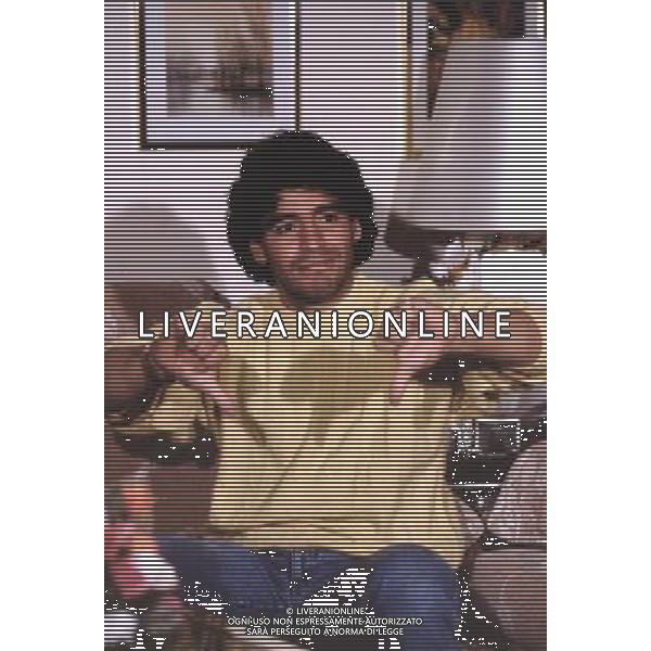 MARADONA DIEGO ARMANDO FOTO ARCHIVIO 1990/91 AGENZIA ALDO LIVERANI