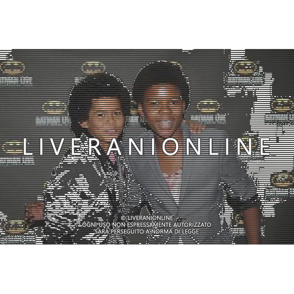 Members of boy band New Bounce on the red carpet at the world premiere of Batman Live at the Manchester Evening News Arena, Manchester, England, 19th July 2011. Photograph by Mike Gray/LFI