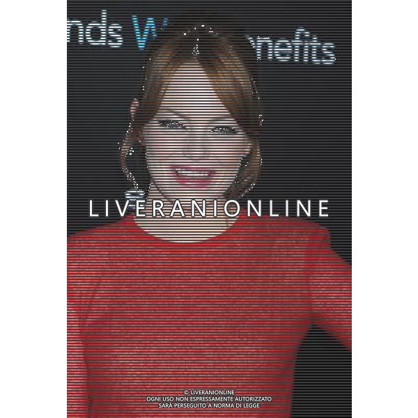Emma Stone at the \'Friends With Benefits\' New York Premiere - Outside Arrivals on Ziegfeld Theater on July 18, 2011 in New York City.