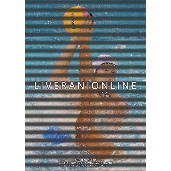 (110720) SHANGHAI, July 20, 2011 () Brian Alexander (back) of the United States competes in the preliminary round of men\'s water polo event between the United States and Italy at the 14th FINA World Championships in Shanghai, east China, July 20, 2011. Italy won the match 8 5. (/Yang Lei) (sqq)