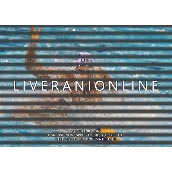 (110720) SHANGHAI, July 20, 2011 () Timothy Hutten (back) of the United States competes in the preliminary round of men\'s water polo event between the United States and Italy at the 14th FINA World Championships in Shanghai, east China, July 20, 2011. Italy won the match 8 5. (/Yang Lei) (sqq)