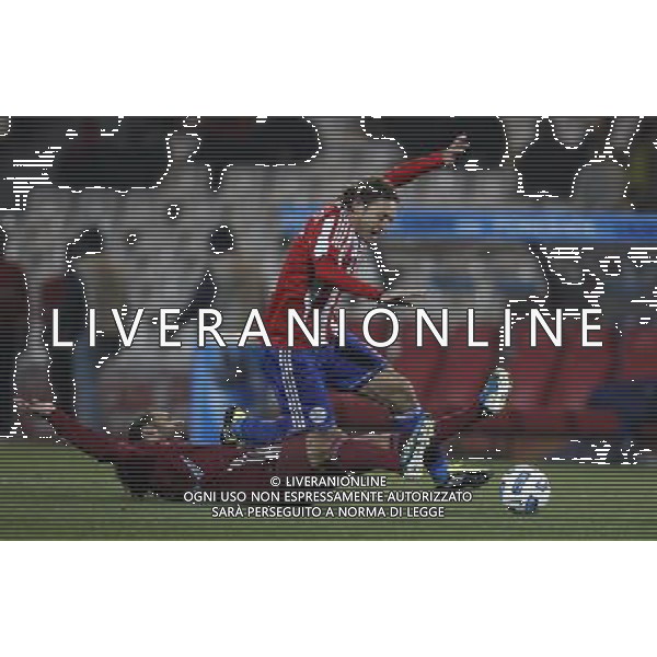 (110 720) - MENDOZA, July 20, 2011 () - during the semifinal match of the Copa America Argentina 2011 between teams of Paraguay and Venezuela in the city of Mendoza, Argentina, July 20, 2011. (/ Guillermo Arias)