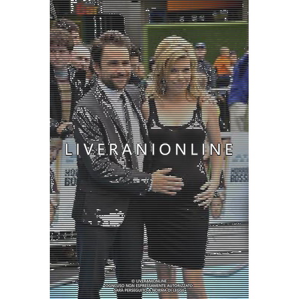 Mary Elizabeth Ellis and Charlie Day arrives for the European film premiere of the film Horrilbe Bosses at the BFI South Bank London.
