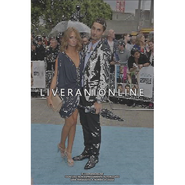 Millie Mackintosh and Hugo Taylor arrives for the European film premiere of the film Horrilbe Bosses at the BFI South Bank London.