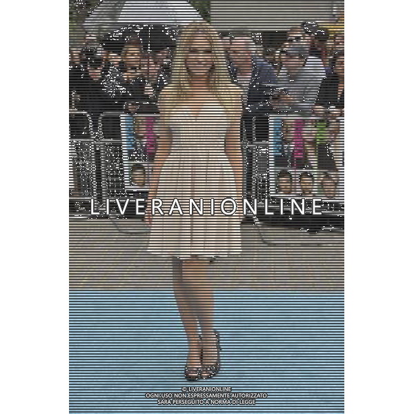 Zoe Salmon arrives for the European film premiere of the film Horrilbe Bosses at the BFI South Bank London.