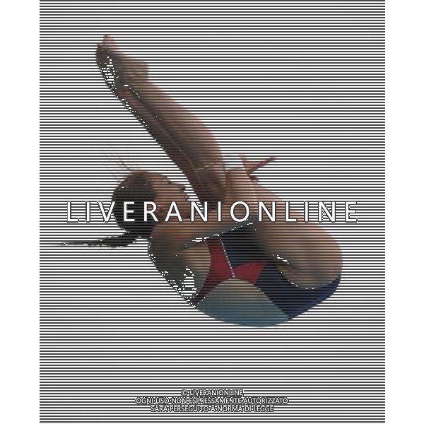 (110721) -- SHANGHAI, July 21, 2011 () -- Paola Espinosa of Mexico competes in the final of the women\'s 10m platform diving event at the 14th FINA World Championships in Shanghai, east China, July 21, 2011. Paola Espinosa won the bronze medal with 377.15 points. (/Guo Yong) (zgp)