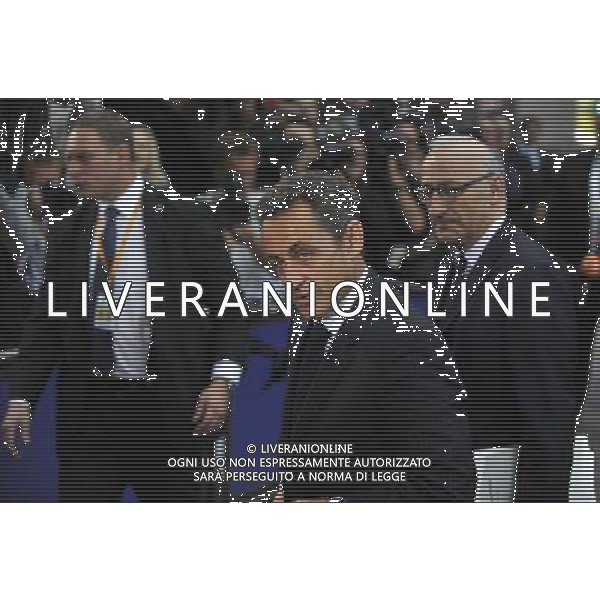(110721) -- BRUSSELS, July 21, 2011 () ®CFrench President Nicolas Sarkozy arrives at the European Council building in Brussels, capital of Belgium, July 21, 2011. Top eurozone leaders held a summit on Thursday to outline a second bail-out for debt-ridden Greece. (/Yu Yang)(ww)