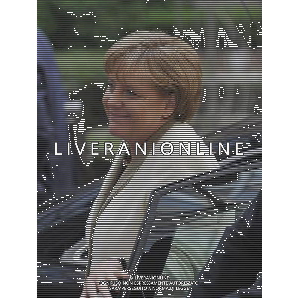 (110721) -- BRUSSELS, July 21, 2011 () ®C German Chancellor Angela Merkel arrives at the European Council building in Brussels, capital of Belgium, July 21, 2011. Top eurozone leaders held a summit on Thursday to outline a second bail-out for debt-ridden Greece. (/Yu Yang)(ww)