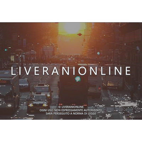 Manhattanhenge appears in New York City on July 15, 2011.