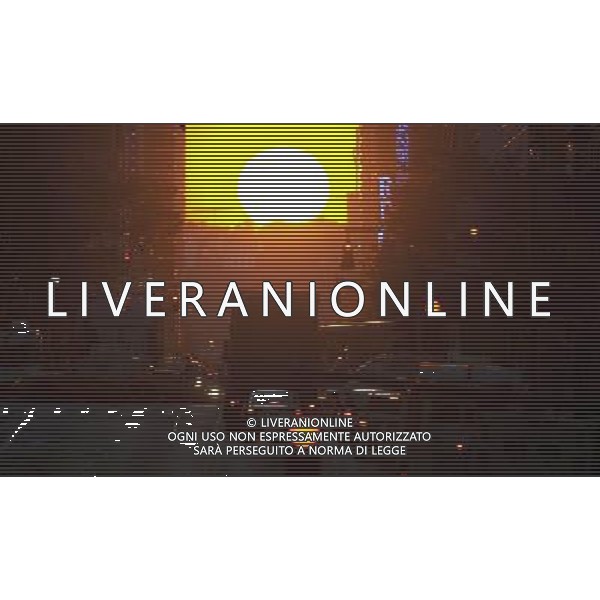 Manhattanhenge appears in New York City on July 15, 2011.