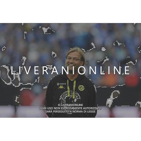 firo : Fußball,Fussball, 23.07.2011 1.BL, 1.Bundesliga, Saison 2011/2012 Supercup 2011, FC SCHALKE 04 - BVB, Borussia Dortmund 4:3 n.E. Trainer Jürgen KLOPP, BVB, Lachen $worldrightsEs gelten unsere AGB, einsehbar auf www.firosportphoto.de copyright by firo sportphoto: Pfefferackerstr. 2a  45894 G e l s e n k i r c h e n www.firosportphoto.de mail@firosportphoto.de (V o l k s b a n k B o c h u m - W i t t e n ) BLZ.: 430 601 29 Kt. Nr.: 341 117 100 Tel:  0209 - 9304402 Fax:  0209 - 9304443