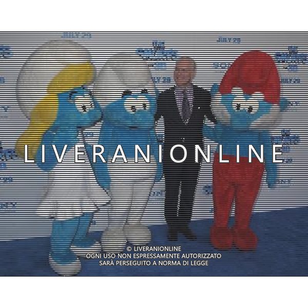 \'The Smurfs\' World Premiere at the Ziegfeld Theater on July 24, 2011 in New York City.