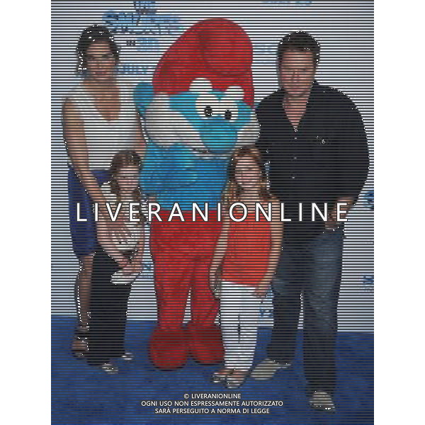 Brooke Shields at \'The Smurfs\' World Premiere at the Ziegfeld Theater on July 24, 2011 in New York City.