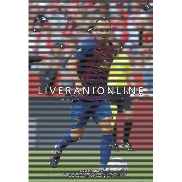 Audi Cup 2011 Bayern Monaco-Barcellona-International Porto Alegre-Milan Monaco Di Baviera (Germania) - 26.07.2011 Barcellona-International Porto Alegre Nella Foto:iniesta /Ph.Vitez-Ag. Aldo Liverani