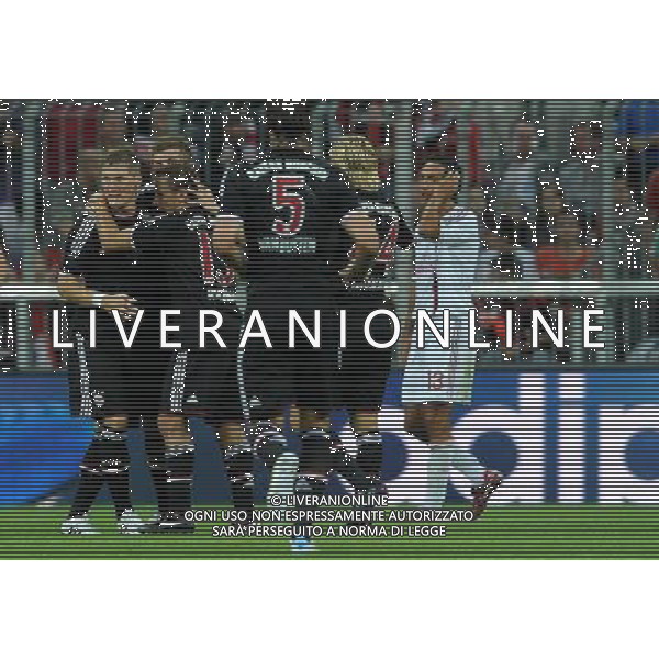 Audi Cup 2011 Bayern Monaco-Barcellona-International Porto Alegre-Milan Monaco Di Baviera (Germania) - 26.07.2011 Bayern Monaco-Milan Nella Foto:kroos esulta /Ph.Vitez-Ag. Aldo Liverani