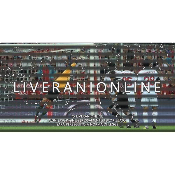 Audi Cup 2011 Bayern Monaco-Barcellona-International Porto Alegre-Milan Monaco Di Baviera (Germania) - 26.07.2011 Bayern Monaco-Milan Nella Foto:parata sulla traversa di abbiati su rafinha /Ph.Vitez-Ag. Aldo Liverani