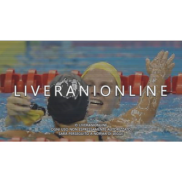 (110726) -- SHANGHAI, July 26, 2011 () -- Leisel Jones (R) of Australia and Rebecca Soni of the United States congratulate each other the final of women\'s 100m breaststroke swimming event at the 14th FINA World Championships in Shanghai, east China, July 26, 2011. Rebecca Soni of the United States claimed the title with 1:05.05. Leisel Jones won the silver medal with 1:06.25. (/Fei Maohua) (zgp)
