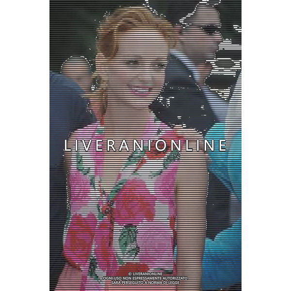 Jayma Mays at the New York Smurf Week Kick Off Ceremony at Smurfs Village at Merchant\'s Gate, Central Park on July 25, 2011 in New York City.